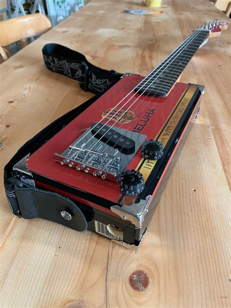 cigar box guitar with electric guitar body template|cigar box guitar designs.